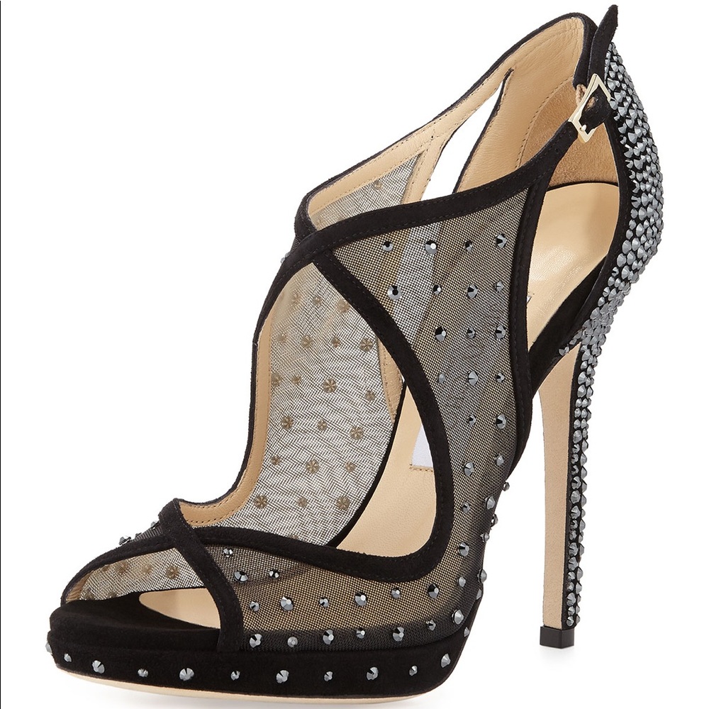 Brand New Jimmy Choo Leondra w/ Swarovski Crystals